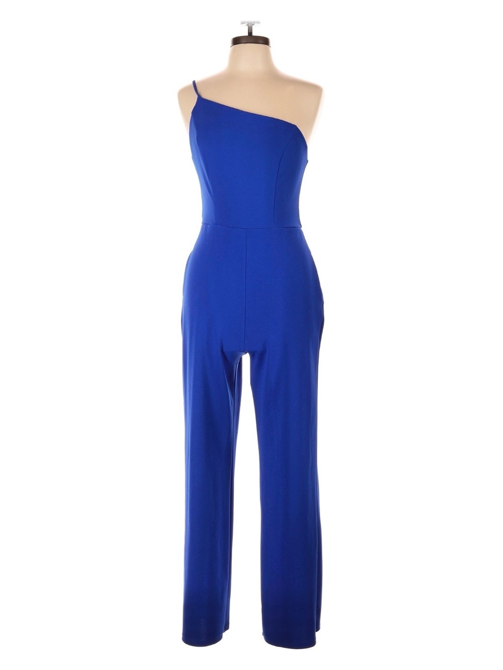 One-Shoulder Cobalt Blue Jumpsuit